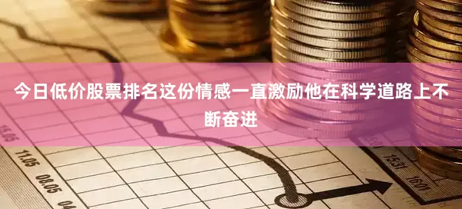 今日低价股票排名这份情感一直激励他在科学道路上不断奋进